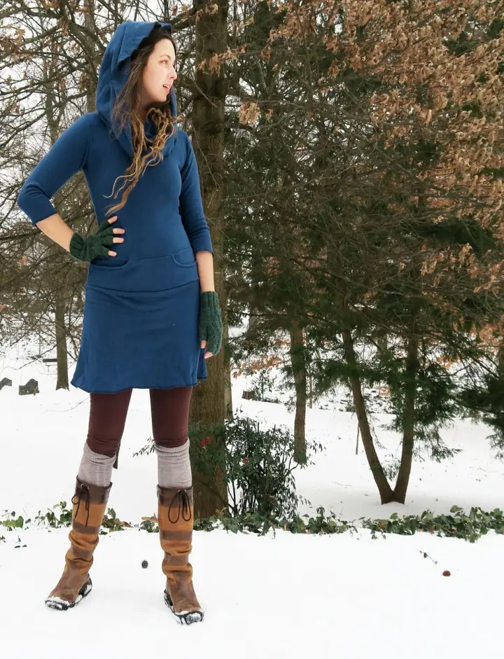 Super Cowl Darjeeling Simplicity Short Dress