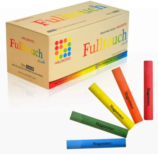 HAGOROMO Fulltouch Chalk 5 Colors 72 PCS