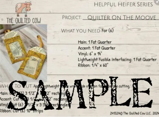Helpful Heifer Quilter On The Moove