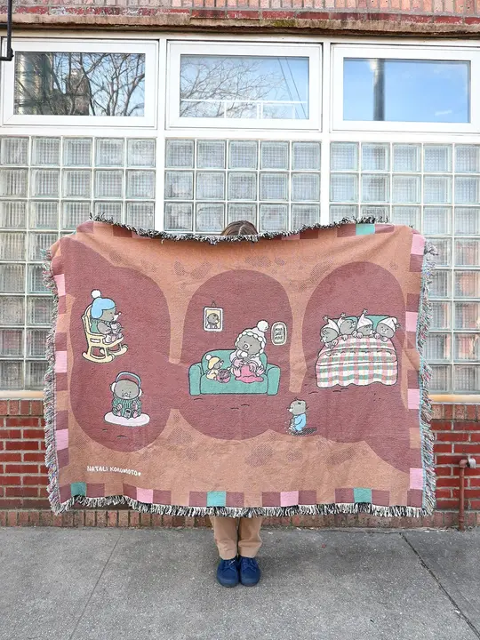 "Mole-idays" Throw blanket
