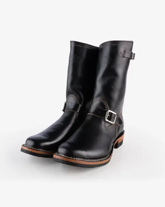 Wesco® - 10" Horween Horsehide Engineer Boot - Black. The "Mister Lou"
