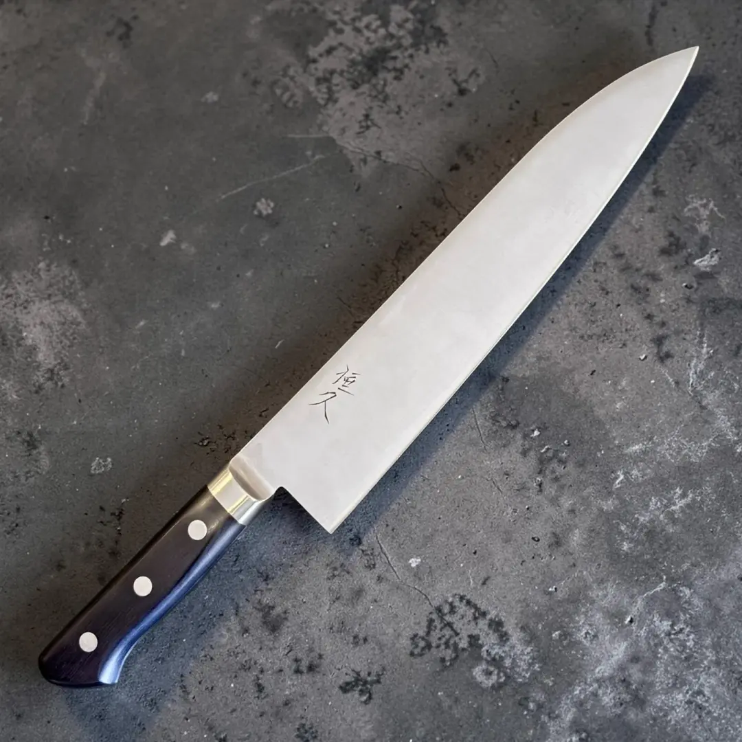 Tsunehisa Mono AUS-8 Gyuto 240mm with Black Western Handle