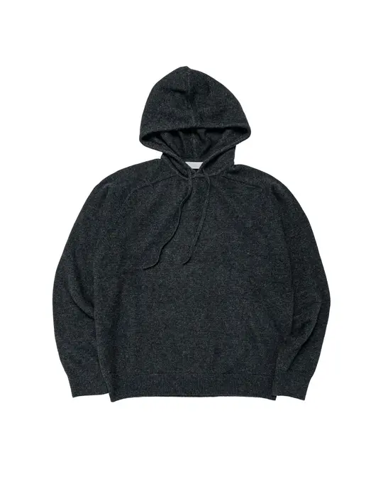 Amomento Racoon Hoodie Knit Charcoal