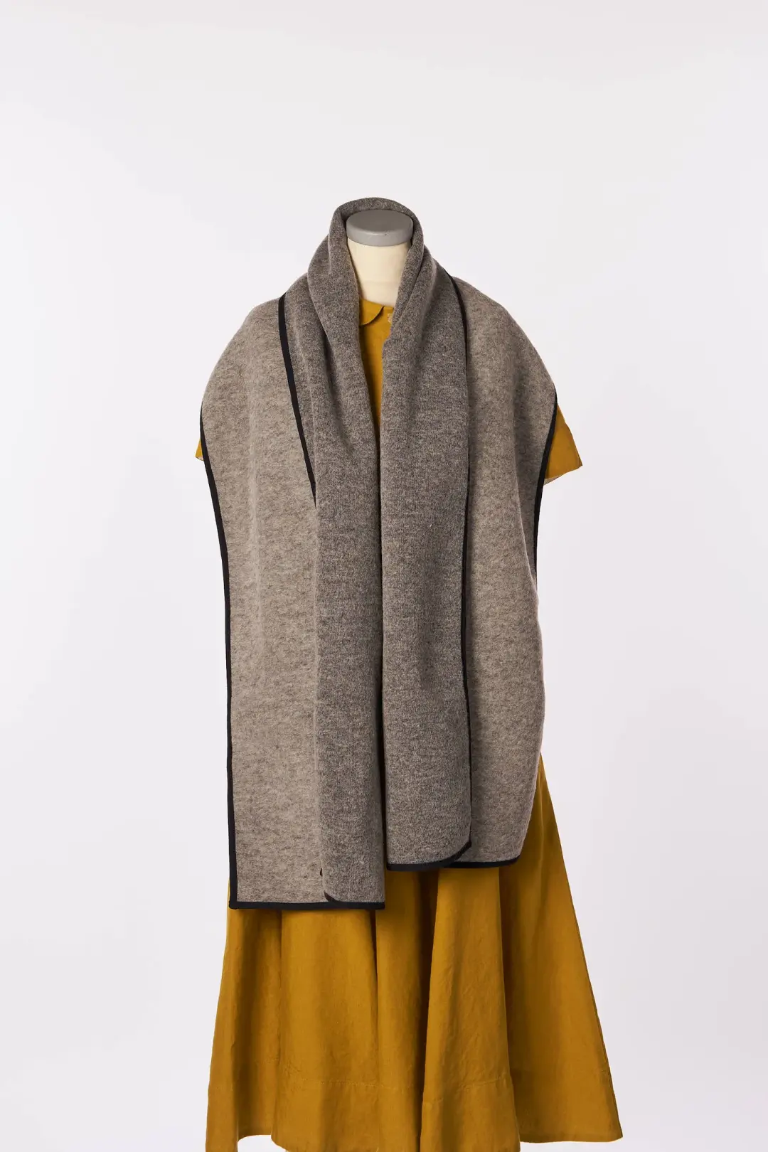 Wool Shawl, Grey