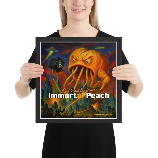 IMMORTAL PEACH: THE FRAMED PRINT! | Available In Multiple Sizes!