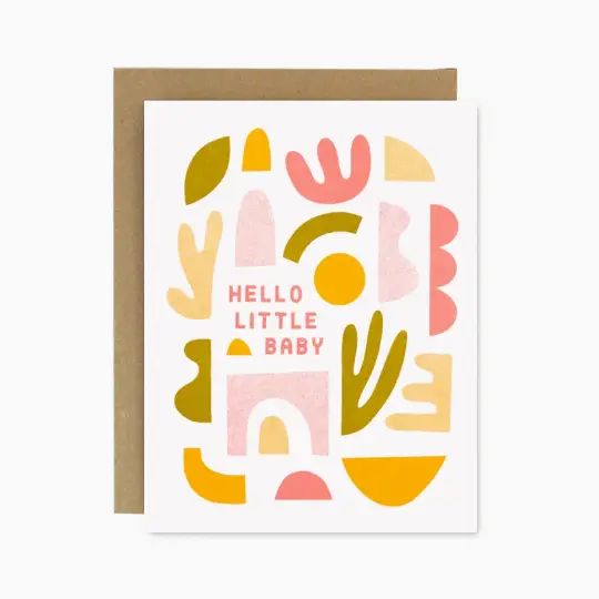 "Hello Little Baby" Card