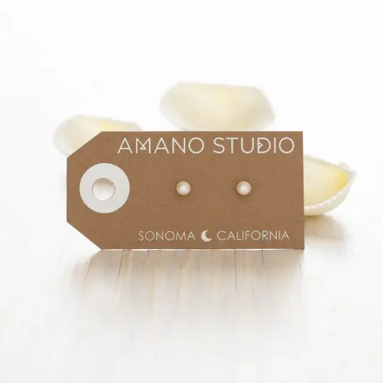 Freshwater Pearl Stud Earrings