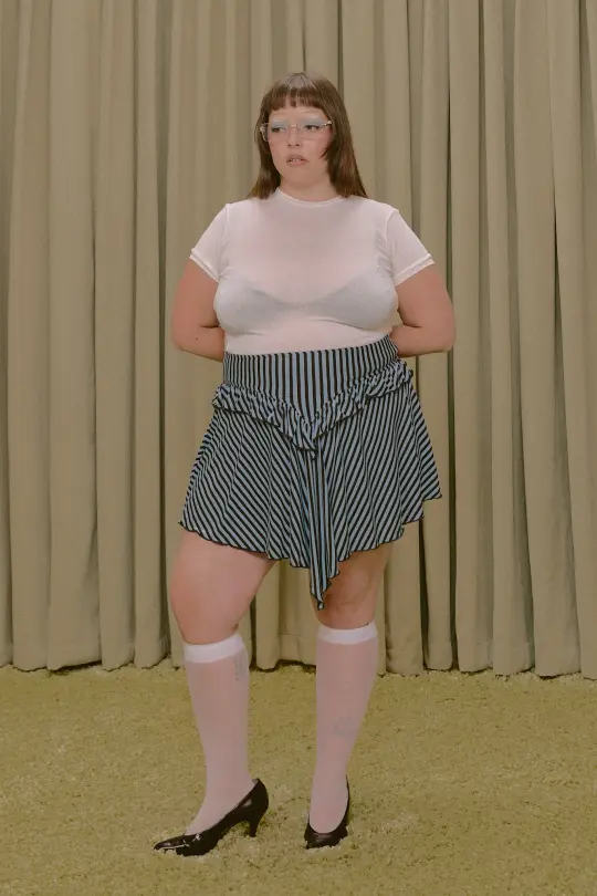 Blue Stripe Fairy Skirt