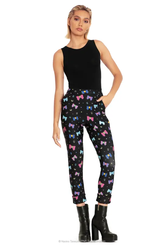 Sailor Ribbons Cuffed Pants