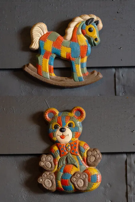 Vintage Patchwork Wall Decor