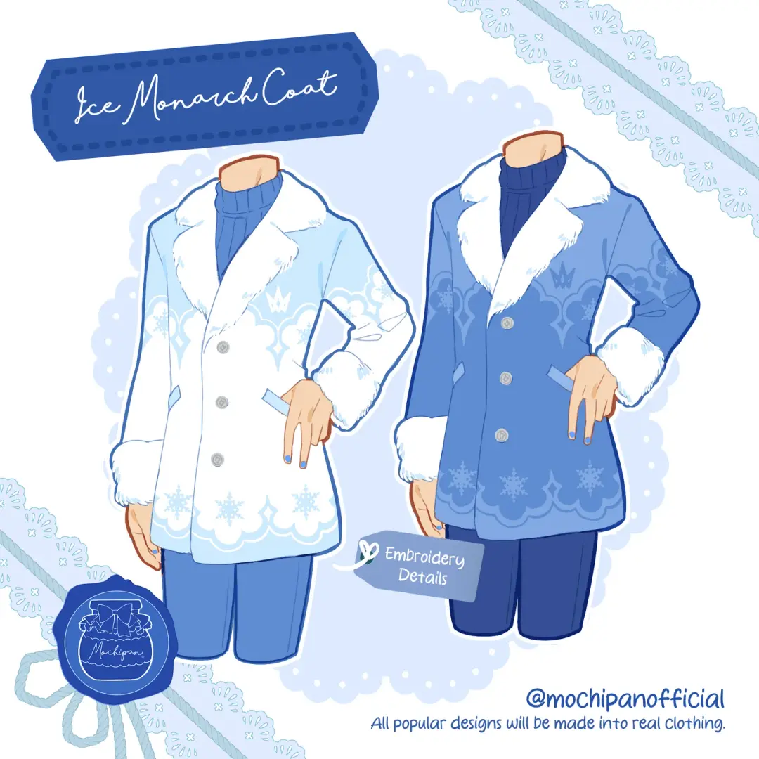 (Interest Check) Ice Monarch Coat (Masculine) (In Development)