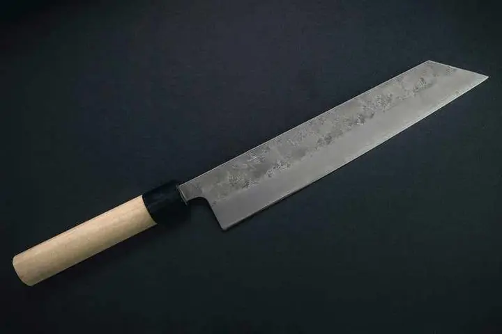 Tsunehisa Ginsan #3 Nashiji 240mm Kiritsuke with Magnolia and Black Wa Handle