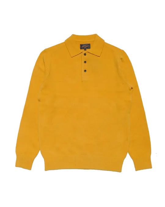 Beams Plus Knit Polo 9G Gold