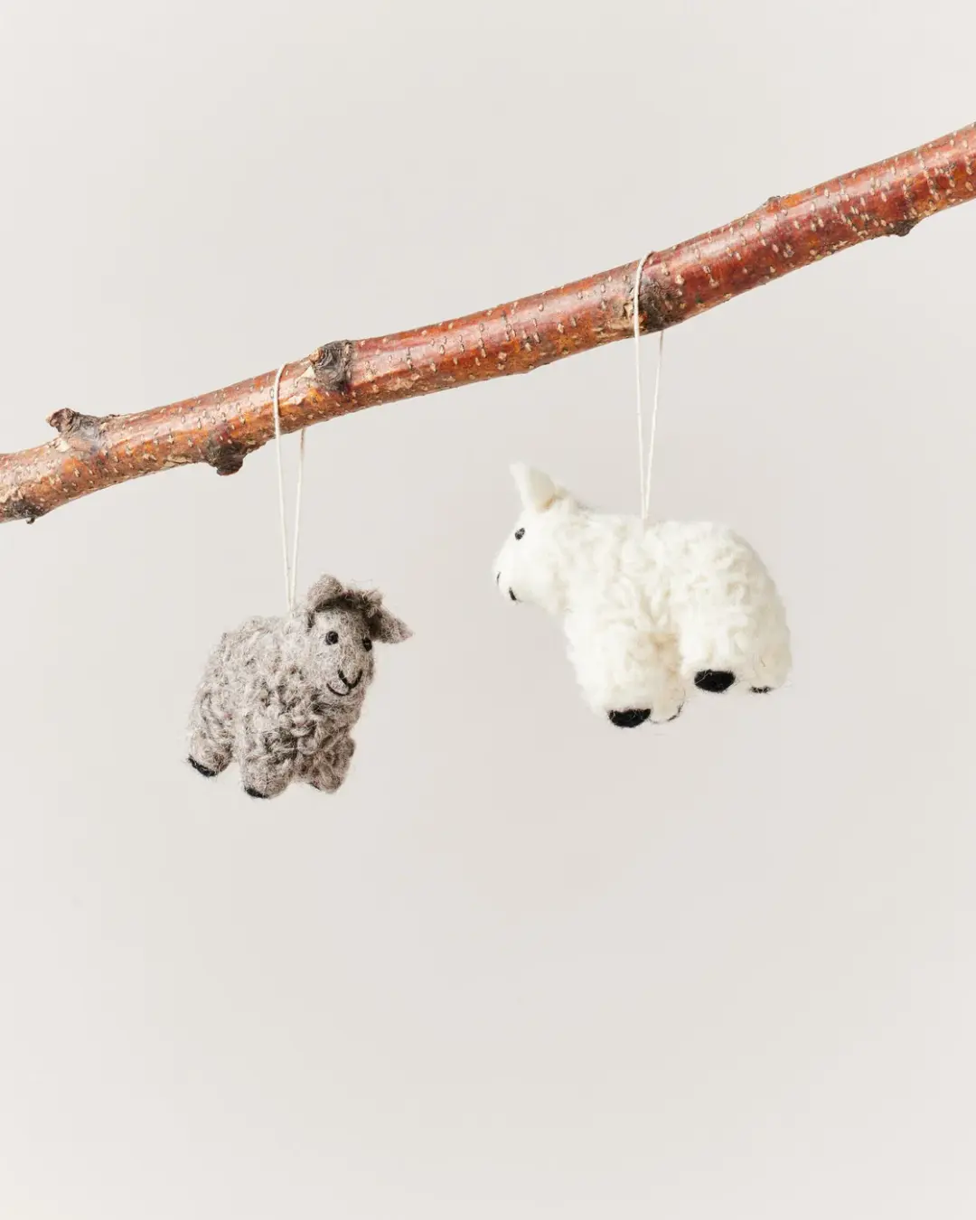 Felted Sheep Ornament