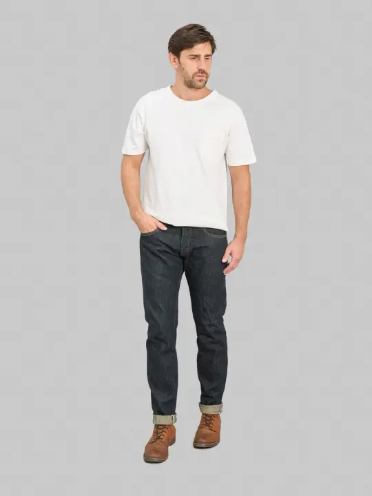 ONI Denim 622-GC15 15oz Greencast Denim Relax Tapered Jeans