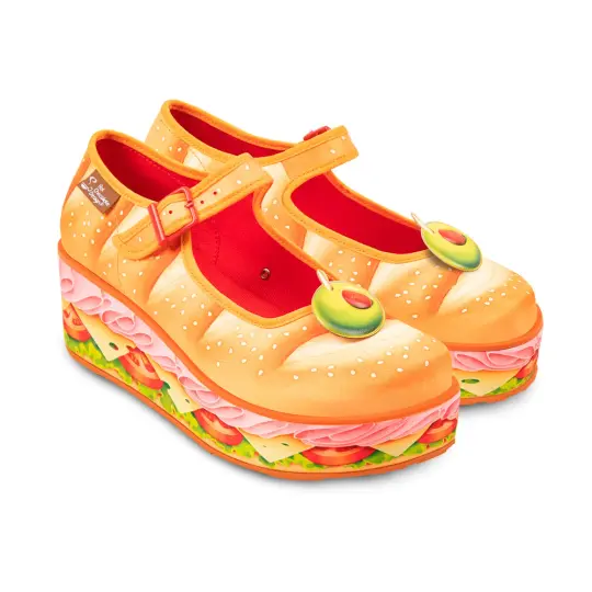 Footlong Women's Mary Jane Platform