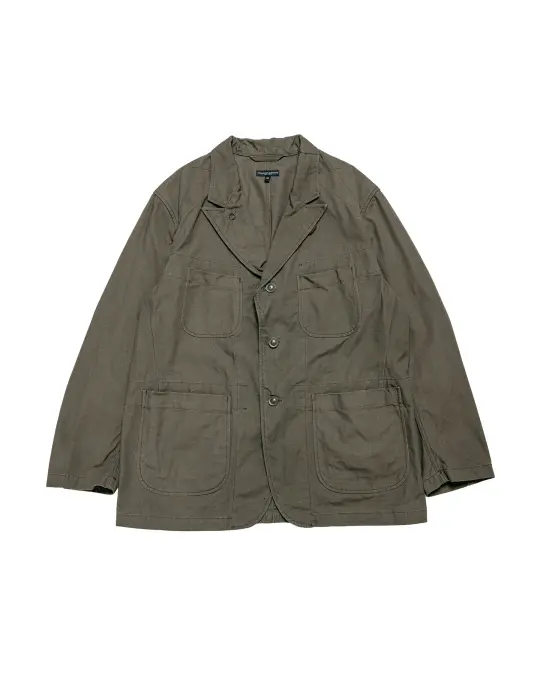 Engineered Garments Bedford Jacket Olive Heavyweight Cotton Ripstop