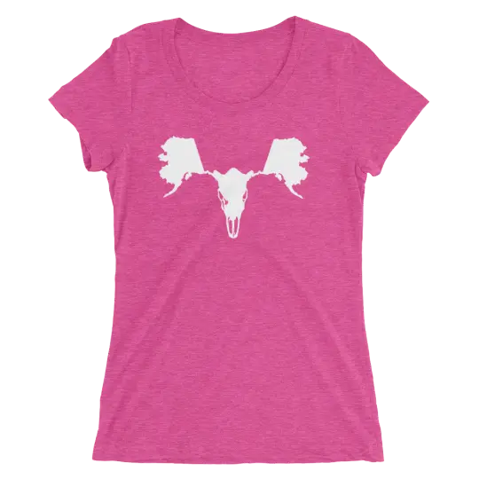 Women’s Alaskull Moose - Pink/White