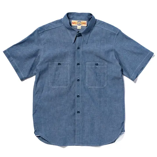 U.S. NAVY CHAMBRAY SHIRT S/S (MODIFY)