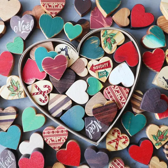Heart-Shaped Mystery Boxes :: Christmas