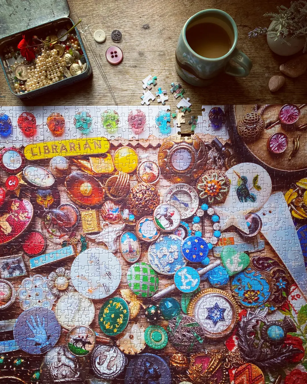 'Vivienne's Buttons' 1000 Piece Limited Edition Jigsaw