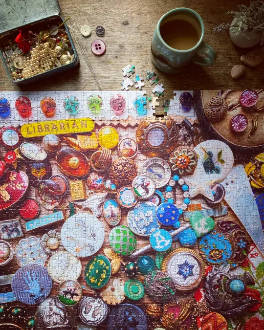 'Vivienne's Buttons' 1000 Piece Limited Edition Jigsaw