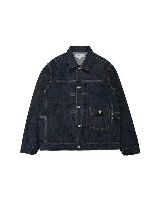 Sassafras Gardener R Jacket 14oz Denim Indigo