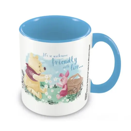 Pooh & Piglet Friendlier with Two Mug