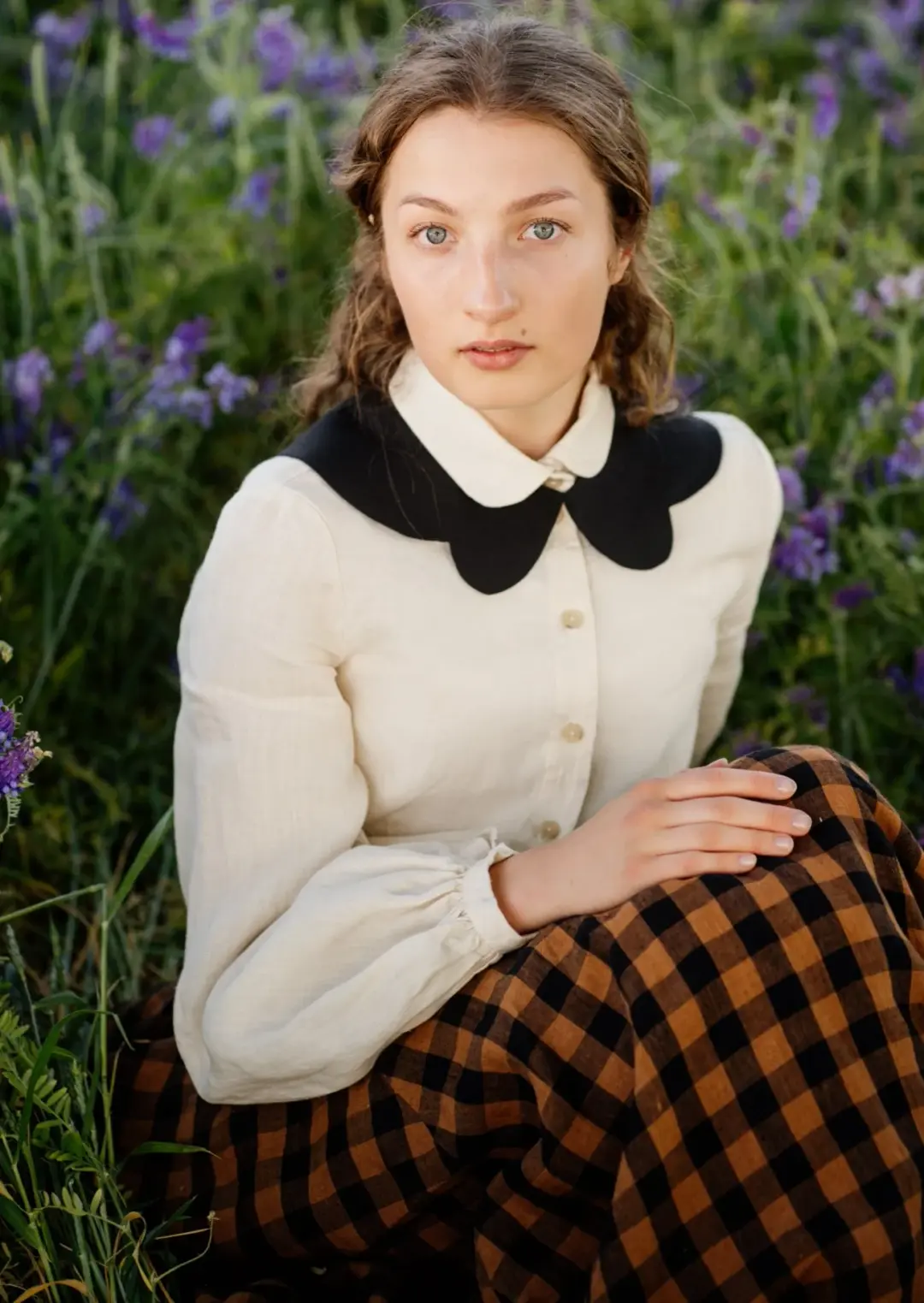 Butterfly Collar, Linen