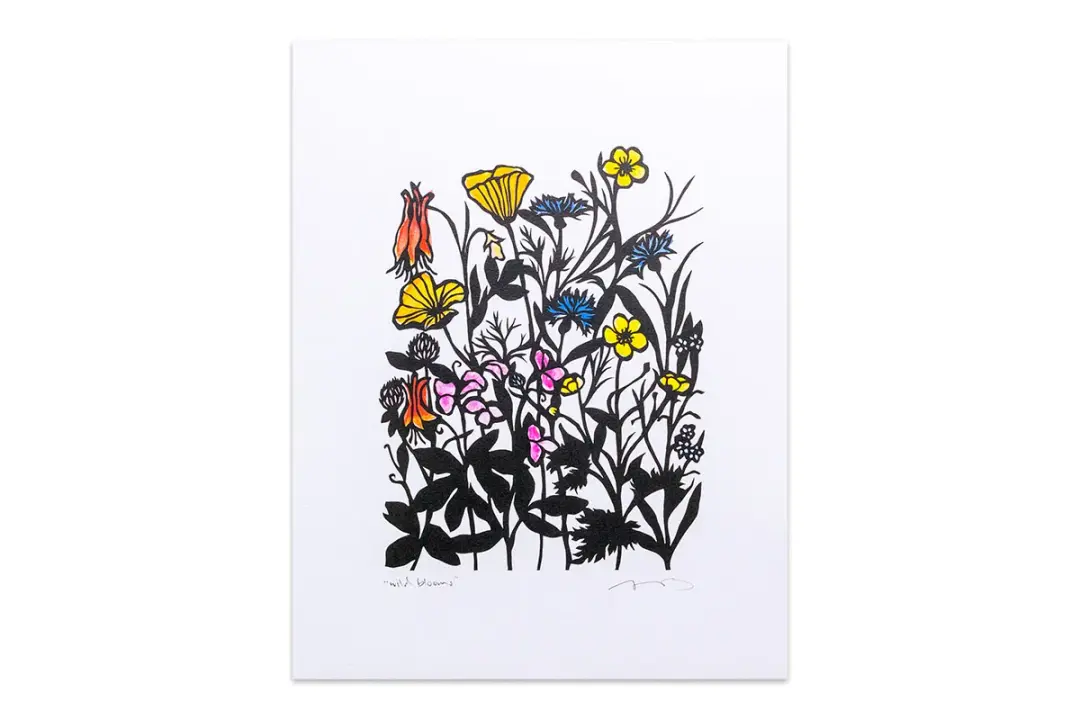 "Wild Blooms" 11x14" Print