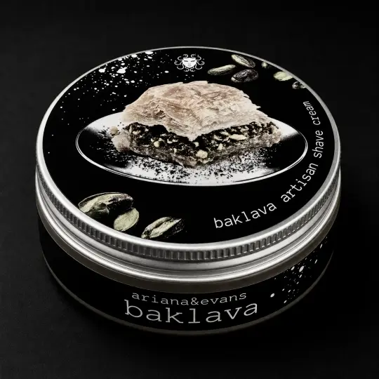 baklava shave cream