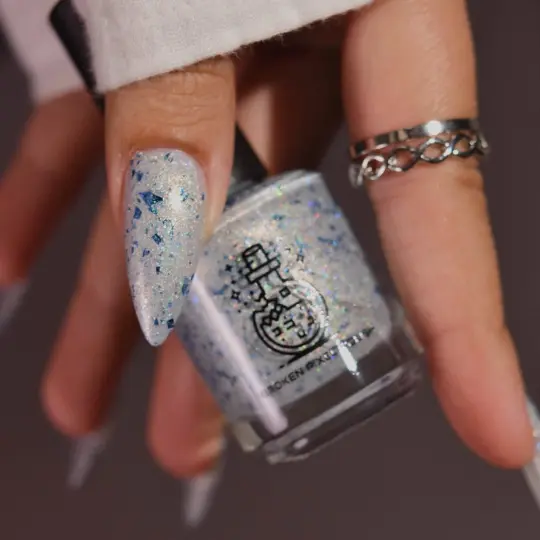 Broken Pixel Polish: Charity "Rhinestone Queen" *CAPPED PRE-ORDER*