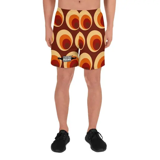 AGHARTA Men's Athletic Long Shorts
