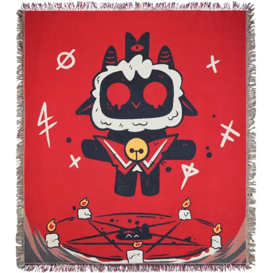 Cult of the Lamb Tapestry Blanket