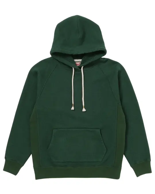 Pullover Hoodie - Double Heavyweight French Terry - Racing Green