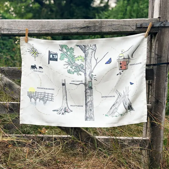 Pooh Corner Tea Towel