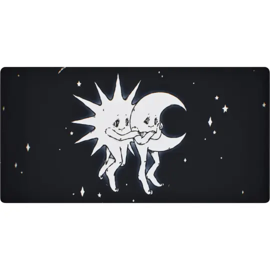 The Sun and the Moon Desk Mat