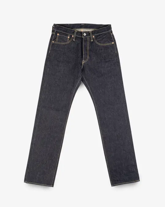 14oz Selvedge Denim Straight Cut Jeans - Indigo