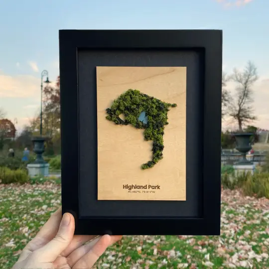 Parks and Green Spaces Framed Mini Maps