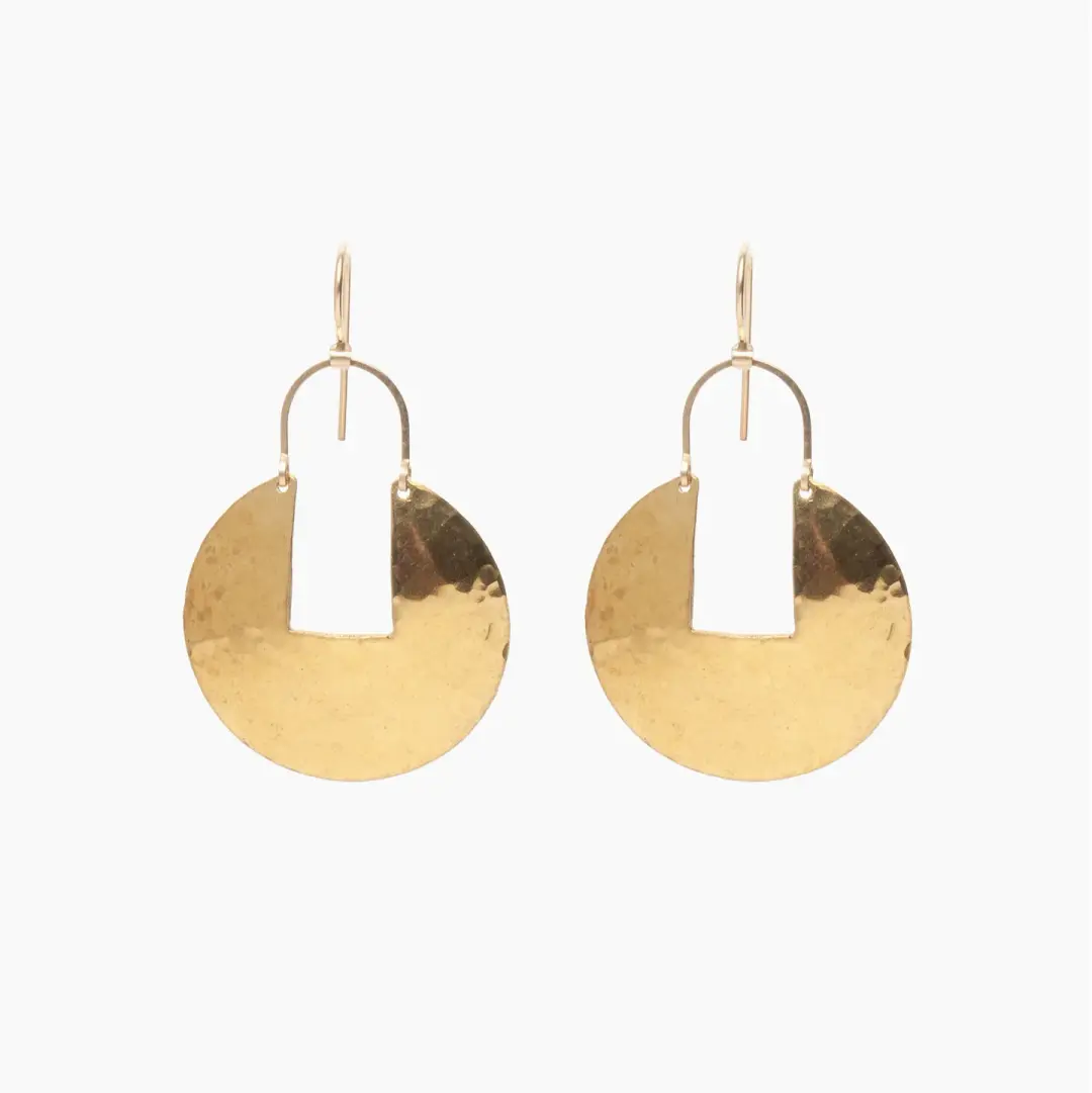 Small Medallion Earrings