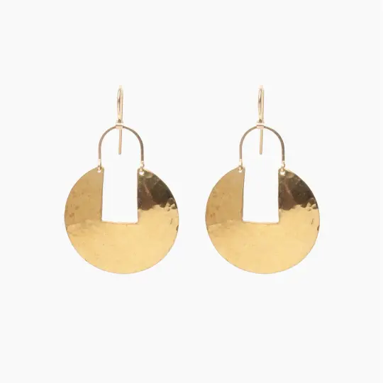 Small Medallion Earrings