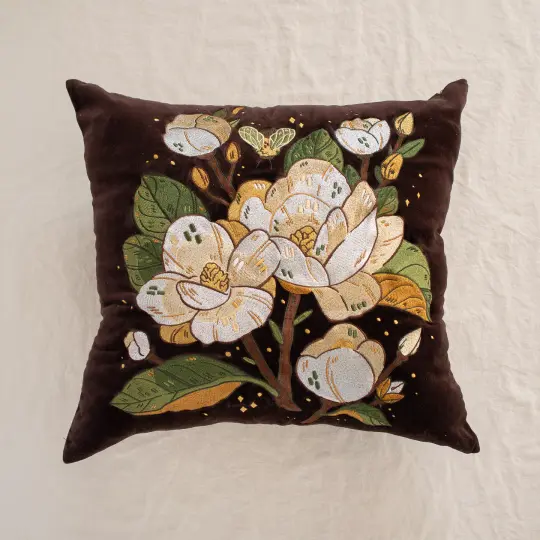 [COTTON VELVET PILLOW COVER] Magnolia