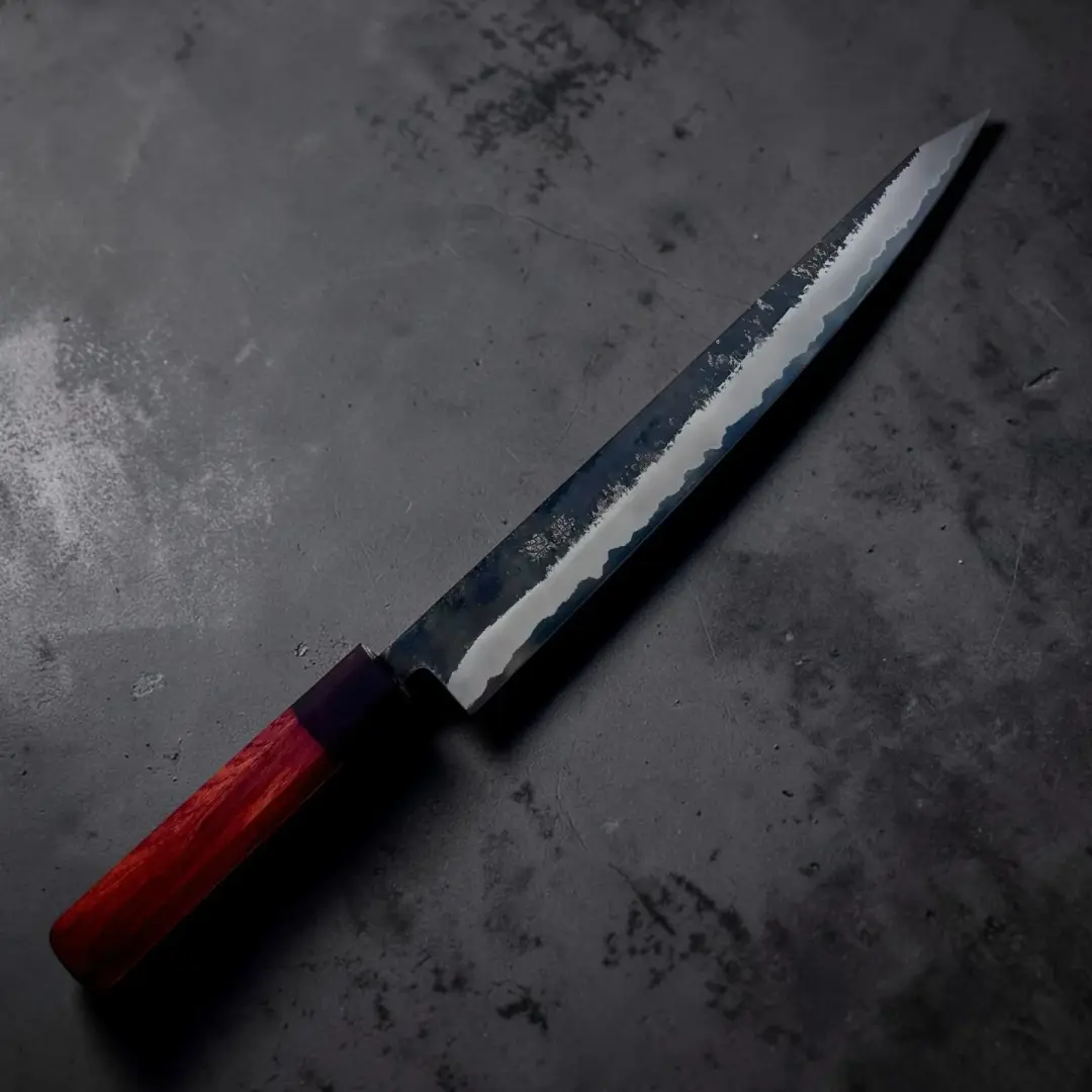 Tokushu Knife Rosewood Series White #2 Kurouchi Sujihiki 270mm