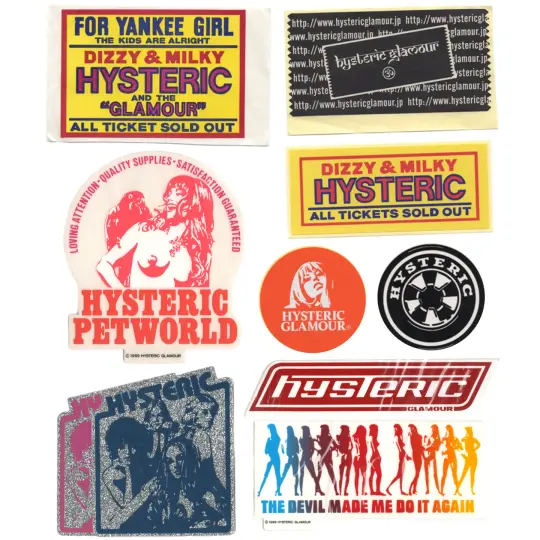 hysteric glamour stickers