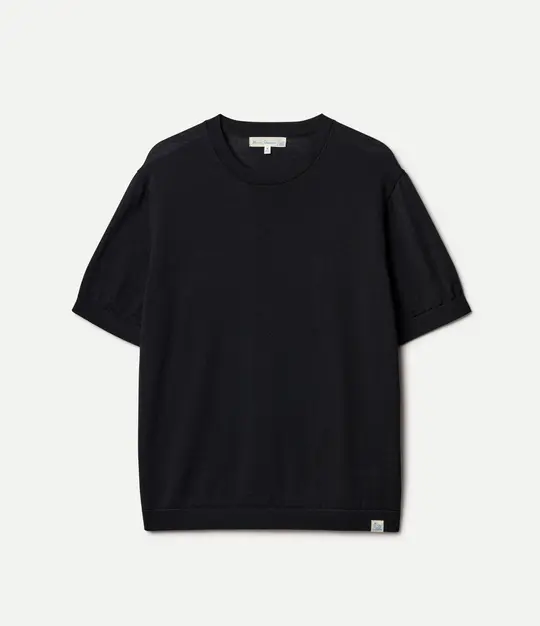 Refined Knitted Merino Wool T-Shirt