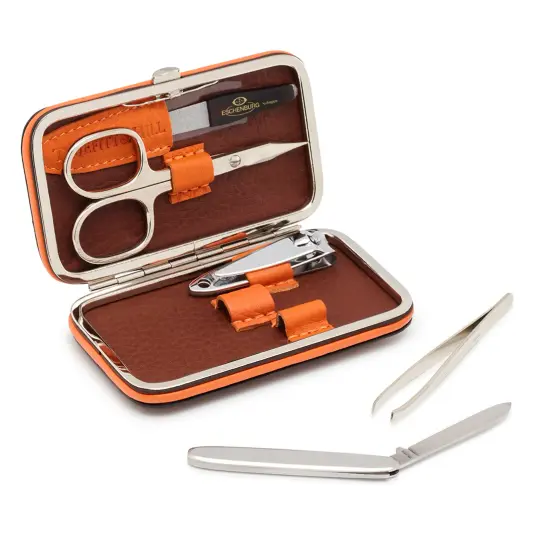 Textured Leather Manicure Set