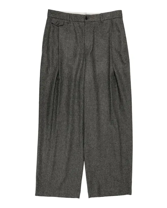 Amomento Tapered Wool Pants Charcoal