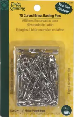 Curved Basting Pins
