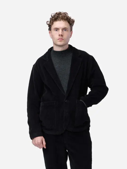 Work Blazer ~ Black Corduroy