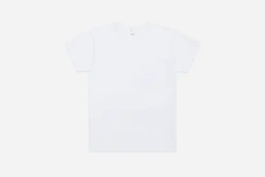 Heavyweight Pocket T-Shirt ~ White (2 Pack)
